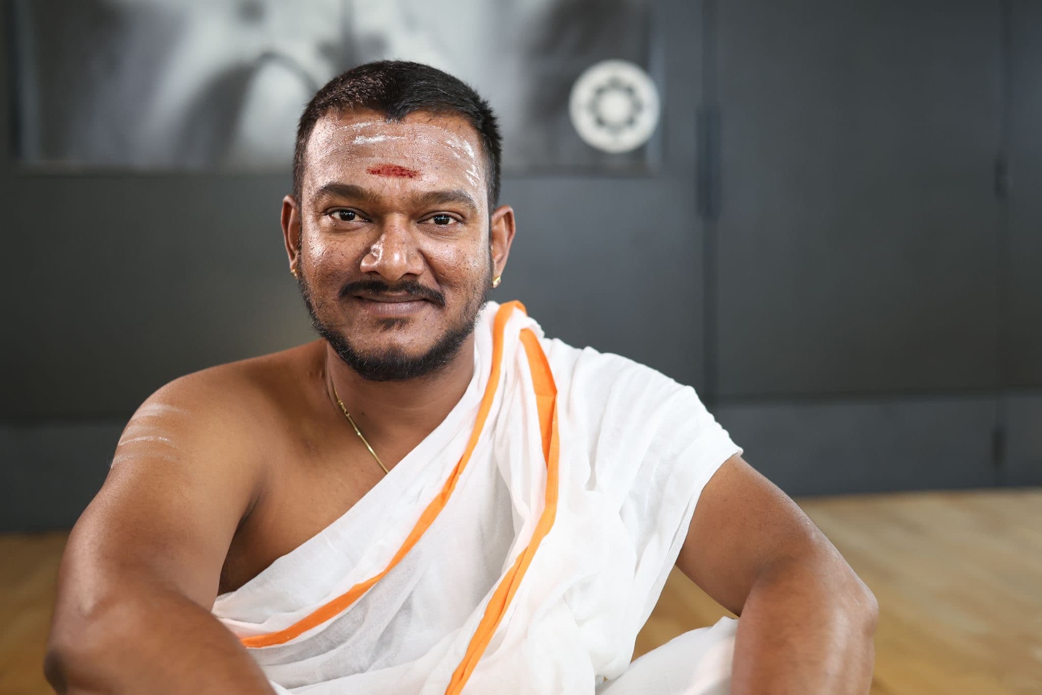 Ajay Kumar at the shala